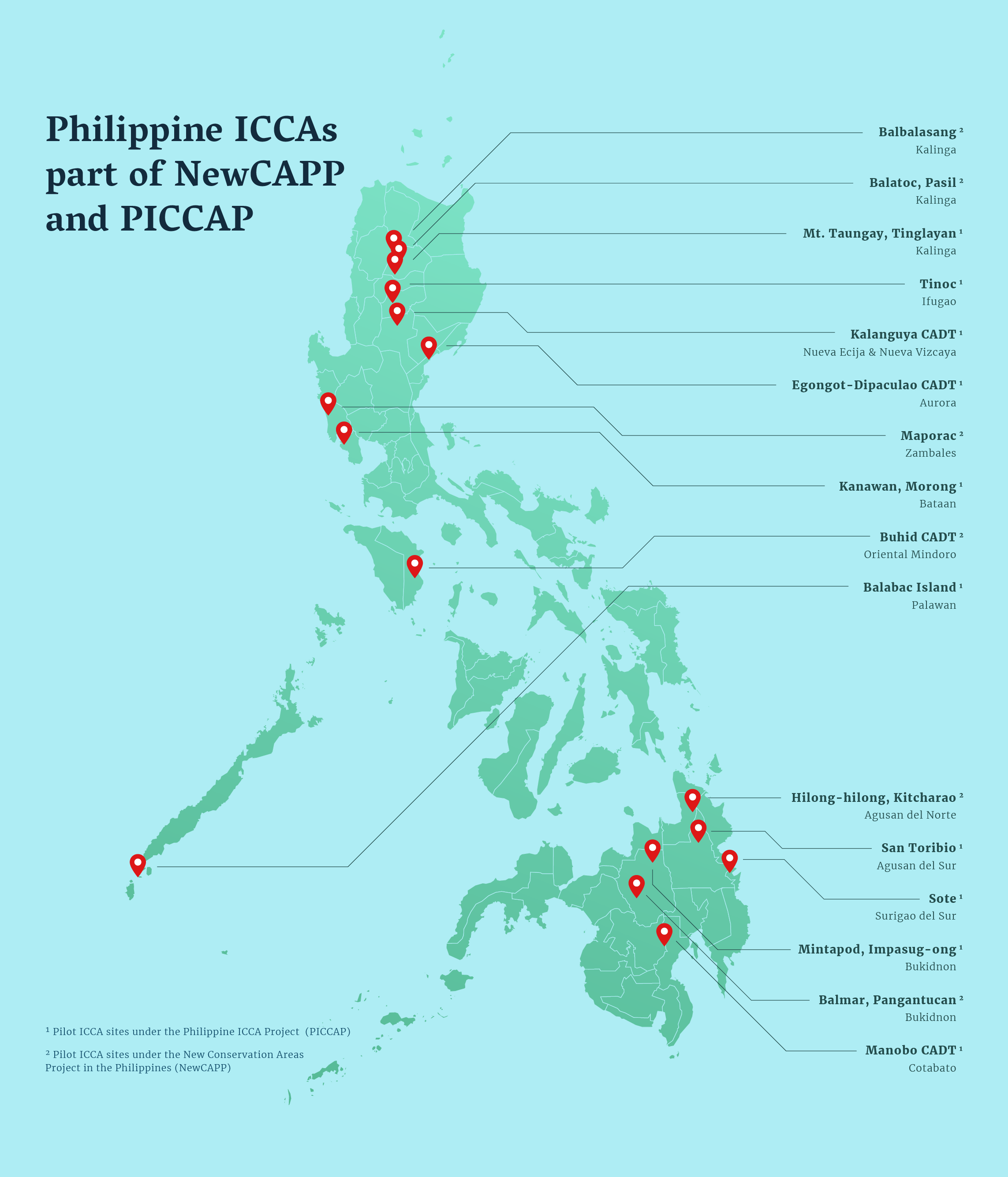 Philippine ICCA Map